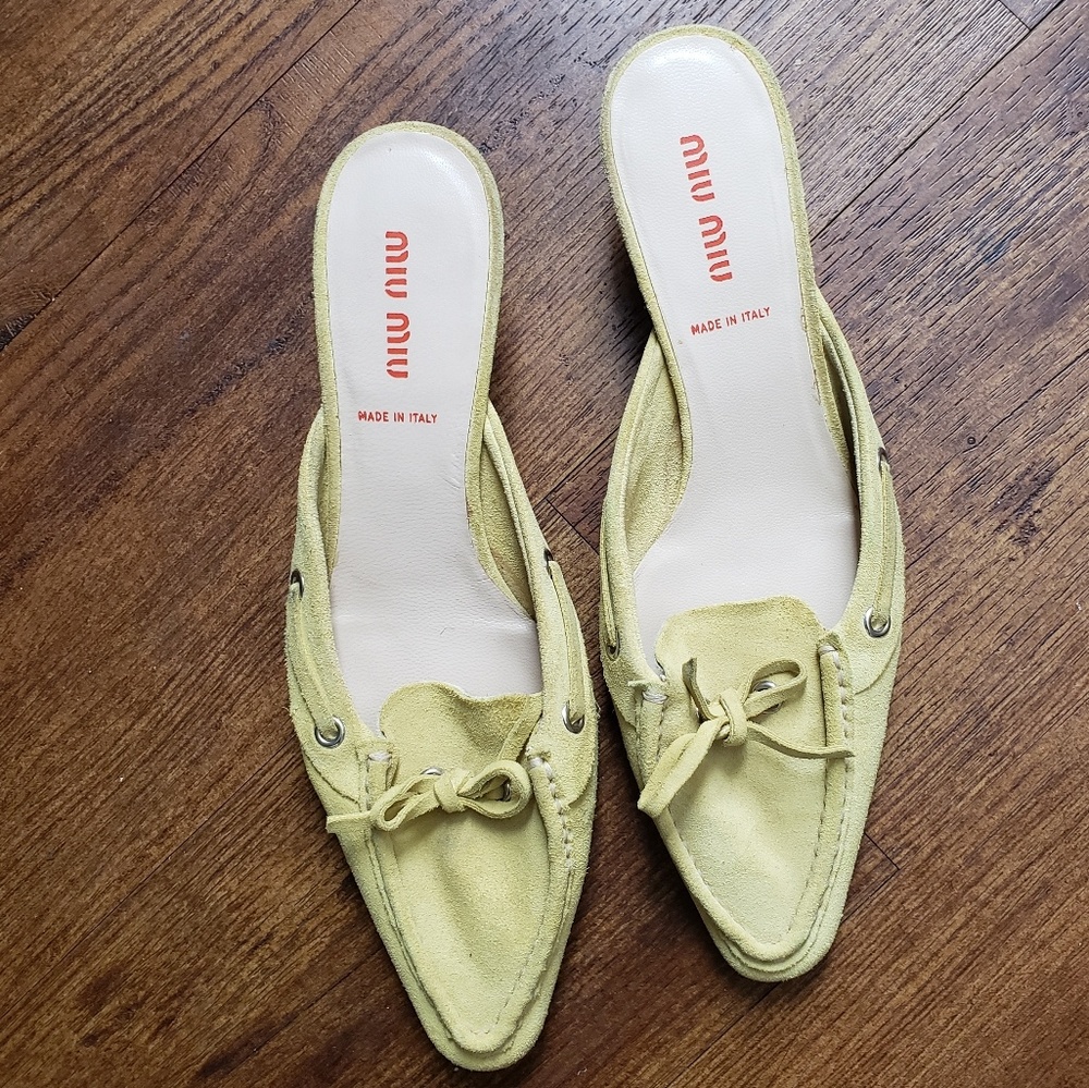 Miu Miu Vintage mule Kitten heels